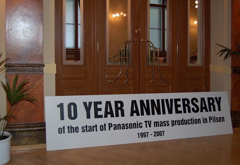 Slavnostní večer 10 let firmy PANASONIC v ČR
