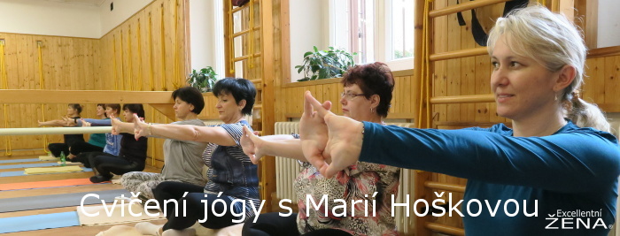 Cvičení jógy s Marií Hoškovou