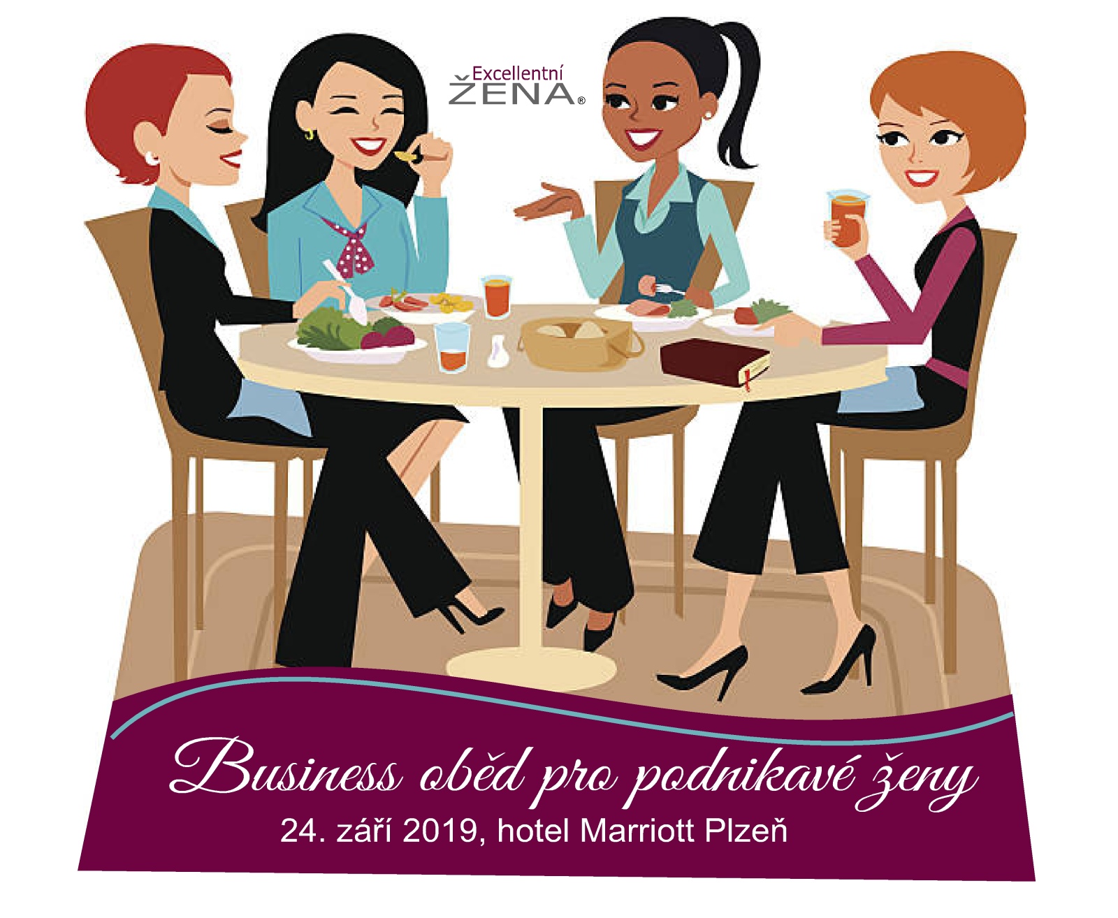 Business oběd pro podnikavé ženy, Plzeň -Hotel Marriott, Sady 5. Května 57 Plzeň